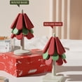 thumbnail image 2 of Naiovety Tapete de resistente al calor para árbol de Navidad, 3 piezas, quemaduras de con estilo, tapete aislante plegable Mostrada 3 piezas base redonda, 2 of 6