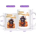 thumbnail image 4 of Happy Thanksgiving Newfoundland Welcome Thankful Fall Autumn Pumpkin Mug Newfie Dog Lover Gifts Coffee Tea Cup - 02021, 4 of 4