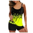 thumbnail image 1 of Women‘S Tankini Large Bikini Digital Suspender Beach Split Swimsuit, 1 of 3