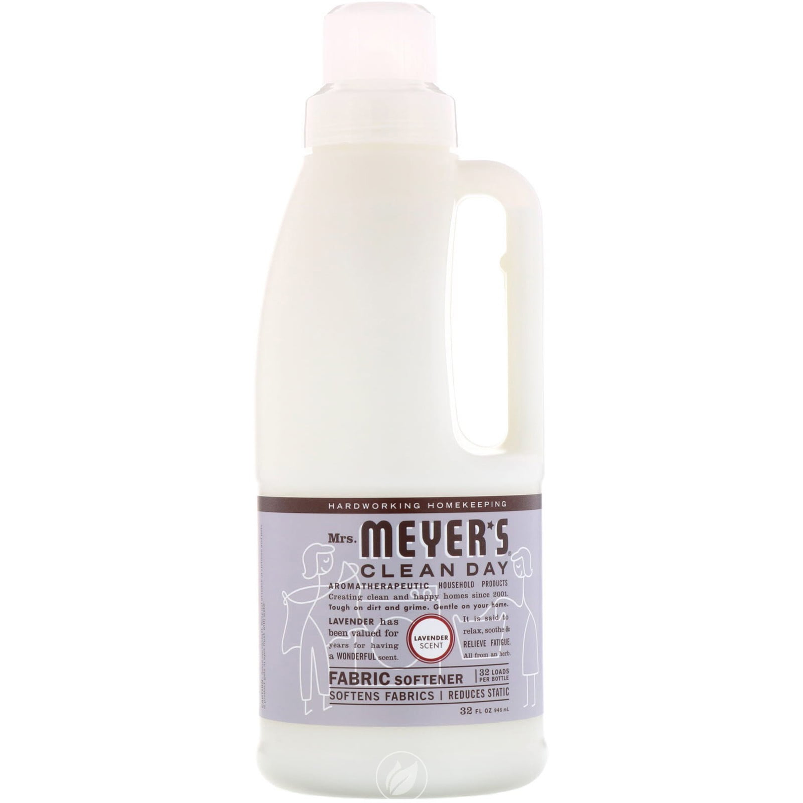 (4 Pack) Mrs. Meyer's Lavender Fabric Softener 32 fl oz