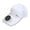 White, variant on Unisex Outdoor Travel Solar Fan Baseball Cap Summer Breathable Sun Protection Hat with Wide Brim Design Adjustable Casual Hat White A