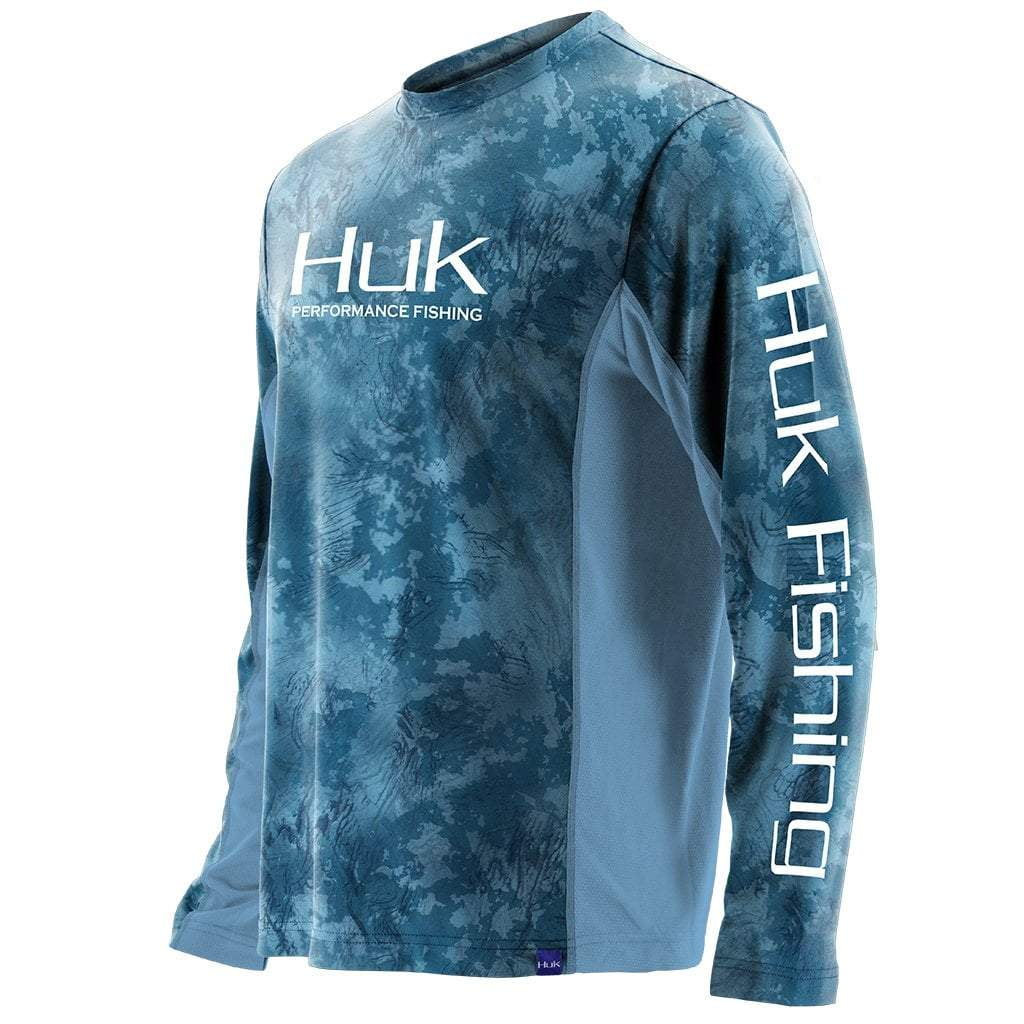 Various colors Size L Huk Icon Camo LS 