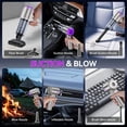 thumbnail image 5 of SharkTRUE Cordless Handheld Vacuum W Brushless Motor, ,Pa Strong Suction, mAh Battery, USBC Rechargeable Car Vacuum Cleaner with Blower Function for Home, Office & Travel, 5 of 10