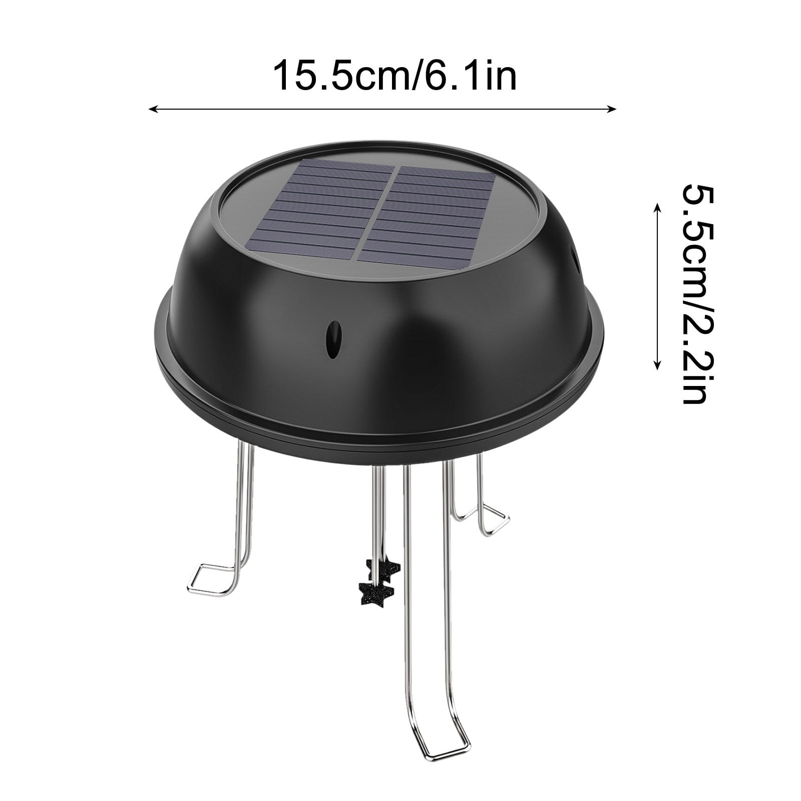 Solar Powered Water Wiggler under $5! Yannianjz Solar Powered Water Wiggler, Bird Bath Bubbler and Agitator for Garden Pond, Water Ripples Maker to Attract Birds and Prevent Mosquitoes