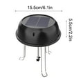 thumbnail image 3 of Xihbxyly Agitador de Agua Solar para Baño de Pájaros, Diseño de Ahorro de Energía, Atrae Pájaros, Ideal para Estanques de Jardín, Comederos para Pájaros, Fácil Mantenimiento, Tamaño 11,5 X 6,4 Cm, 3 of 7