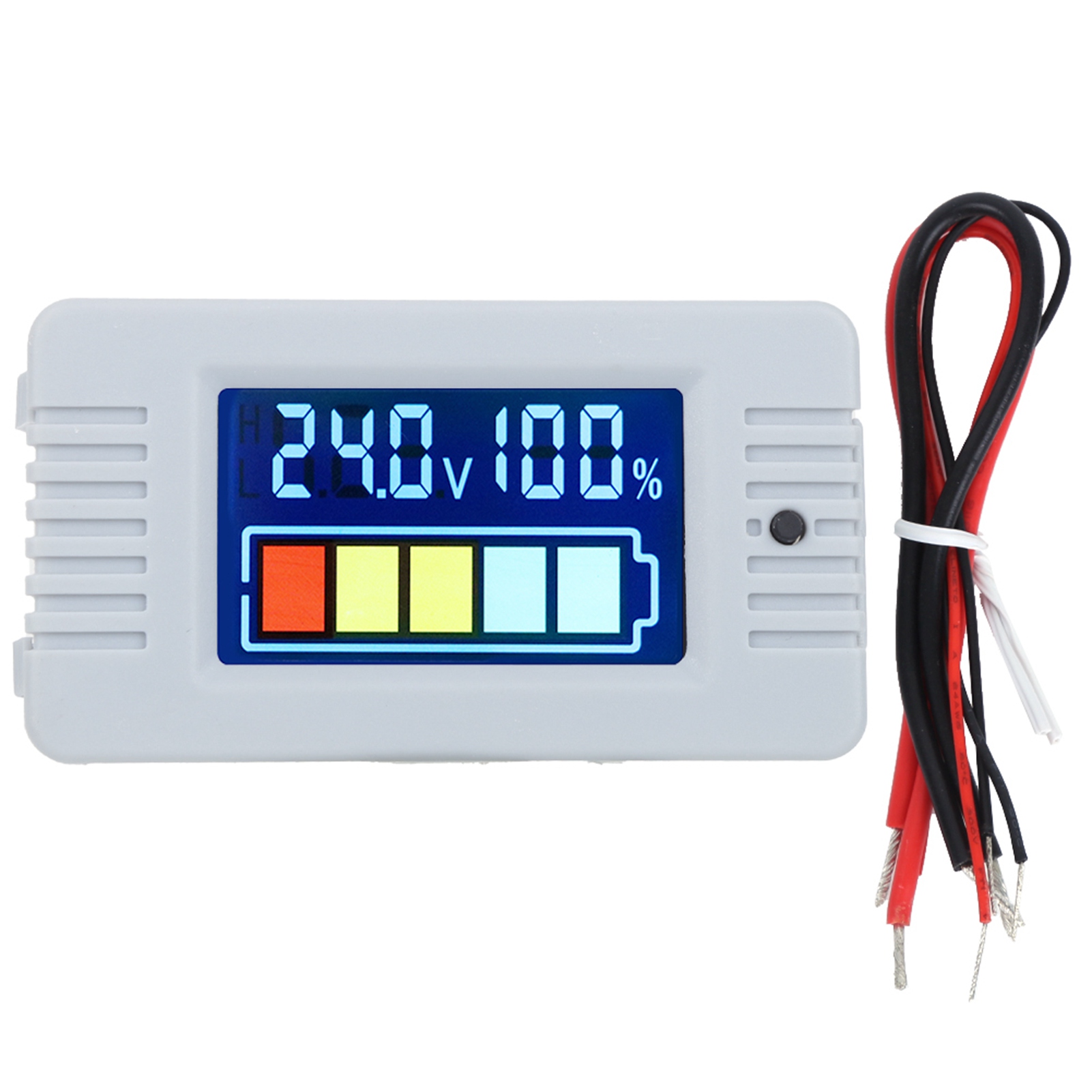 Battery Capacity Indicator, Digital Voltmeter, Battery Power Meter LCD