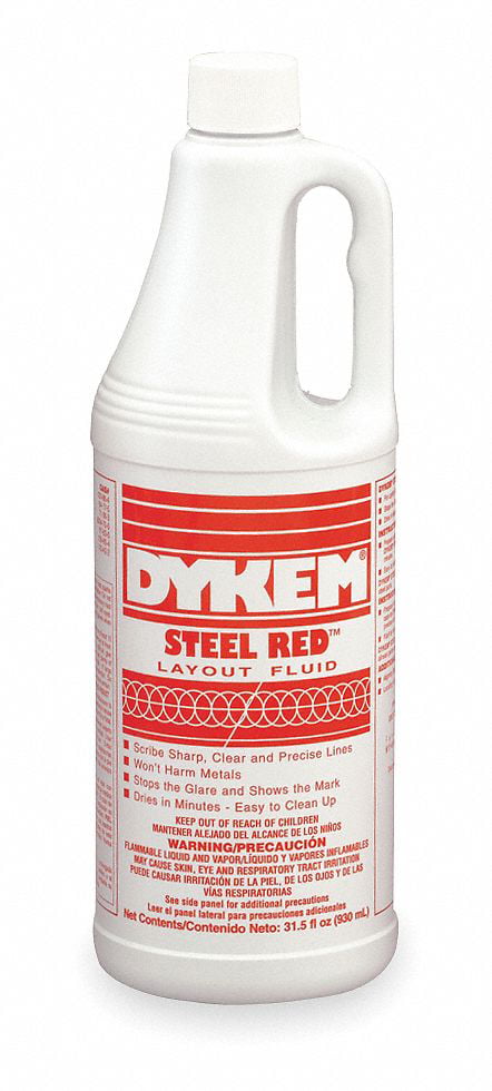 Dykem Fluid,Red,31.5 oz.,Bottle 80696 - Walmart.com