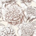 thumbnail image 3 of Dark Beige Floral Wallpaper Pre-Pasted - 125"W x 125"H, 3 of 3