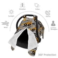 thumbnail image 3 of Car Seat Cover Baby - retro excavator a Breathable Infant Car Seat Cover for Baby Carseat, Lightweight Comfort Baby Essentials Must Haves Newborn Stuff for Girl Boy, 3 of 7