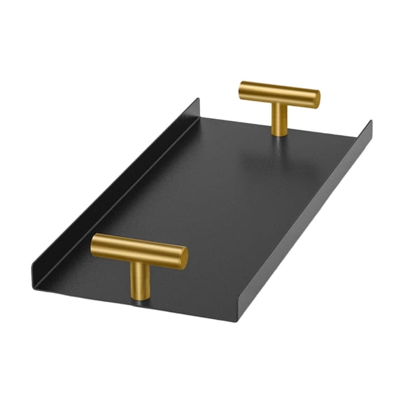SHENERDA Bathroom Napkin Holder Tray Organization Storage with Golden T-Handle Guest Napkin Holder for Bathroom for Kitchen Bar Party Table Vanity Outdoor Restaurant Dinner opportune