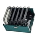 thumbnail image 4 of Platos Acompañantes De Cocina Sin Perforaciones PET Plegable De 6 Capas Estante De Organización Montado En La Pared Platos De Cocina Estante De Almacenamiento Luz De Lujo Verde, 4 of 12