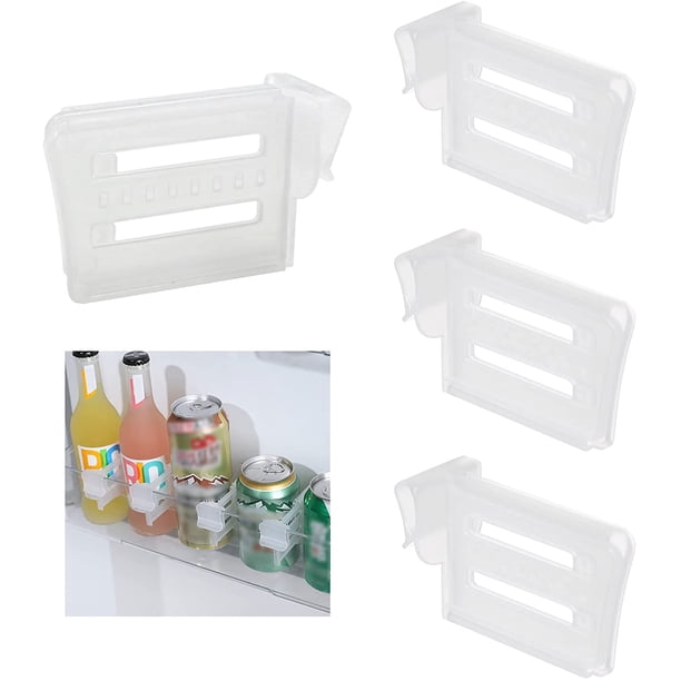 Placa separadora del divisor del refrigerador: se puede usar para el divisor de condimentos de la puerta lateral del refrigerador, transparente.