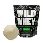 Wild Foods Whey Undenatured Grass-Fed Whey Protein Made From Milk - 2.5lb Bulk