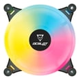 thumbnail image 2 of Kit de 3 Ventiladores Gamers Ocelot de 120MM ARGB con Hub Control Multicolor Modelo OFKIT-2, 2 of 2