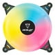 thumbnail image 2 of Kit de 3 Ventiladores Gamers Ocelot de 120MM ARGB con Hub Control Multicolor Modelo OFKIT-2, 2 of 2