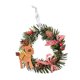 thumbnail image 5 of Guirnalda colgante para árbol de Navidad, adorno navideño, accesorios de , guirnalda de pared, Mini corona decorativa de Navidad, decoraciones navideñas alce BLESIY Mini corona navideña, 5 of 8
