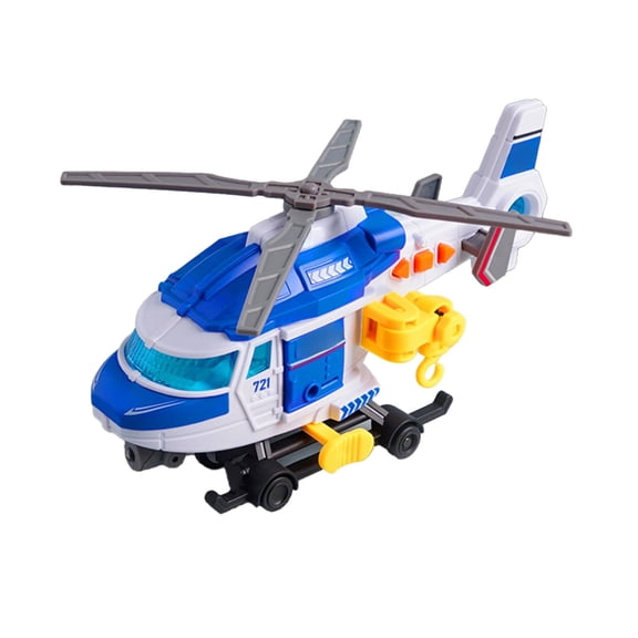 White A White And Blue Helicopter For Imaginative Flight Play And Party Fun With Durable Plastic And Engaging Design