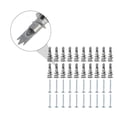 thumbnail image 3 of unbranded 50Jgo Tornillos Automotriciadores Duraderos Para Fijación En Paredes De Aleación De Zinc Color Plata, 3 of 8