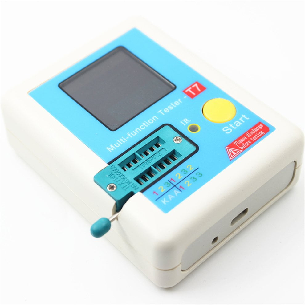 Frequency Diode Voltage Current 1.8inch Transistor Meter Electrical Tester Multifunctional Tester for Resistor for Battery for NPN and PNP Frequency Diode Voltage Current 1.8inch Transistor Meter Electrical Tester Multifunctional Tester for Resistor for Battery for NPN and PNP