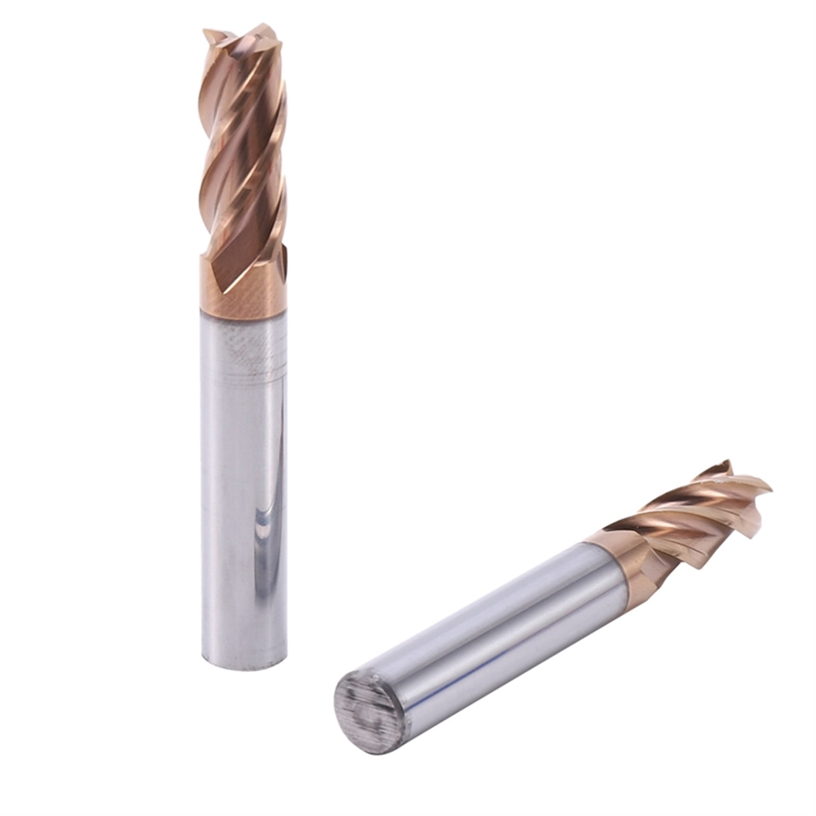 5pcs 8mm Solid Carbide End Mills Endmill 4 Flute Side Milling Slotting Face Mill