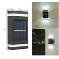 thumbnail image 3 of Kiplyki Solar Fence Lights,LED Solar Wall Lights,Outdoor IP65 Waterproof,2 Pack Outdoor Wall Lamps For Backyard Garden Garage And Pathwa, 3 of 7