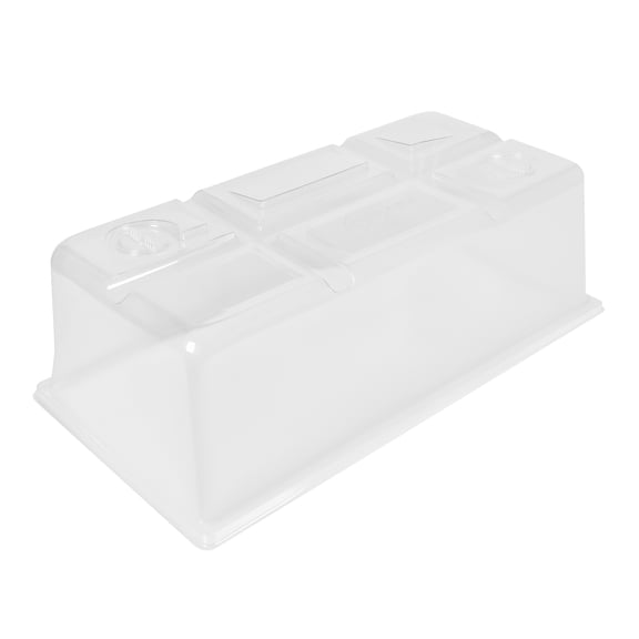 SUNPACK Sundome Plastic Humidity Dome, Clear, 7" - Ideal for Greenhouses or Indoor Gardening, Able to Adjust Humidity with Vents