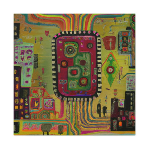 Tiny Chip Technicians - Canvas