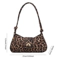 thumbnail image 4 of Bolso Mano Monedero Crescent Hobo Bolsos Mujer Leopardo Cuero PU Vintage, 4 of 8