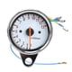 thumbnail image 1 of Tacómetro analógico universal para motocicletas y scooters, 13000 RPM, luz nocturna, color plateado, 1 of 4