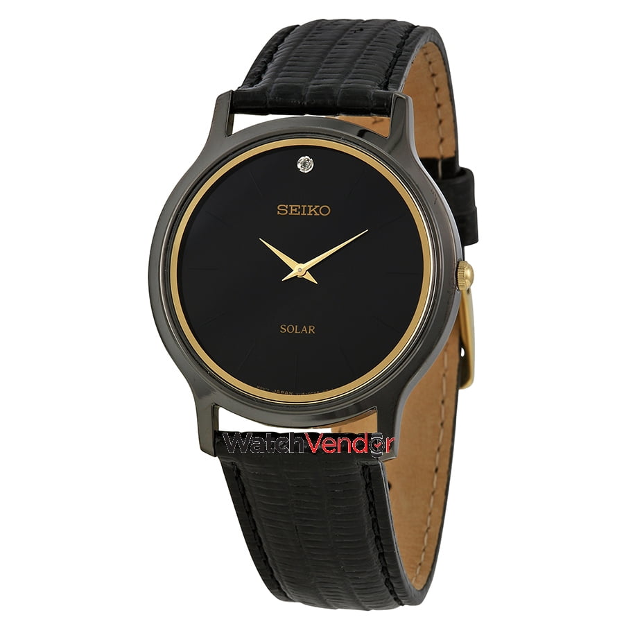 Seiko solar negro sale