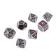 thumbnail image 4 of Dados Poliédricos Zulema 7 Piezas Lote de dados poliédricos Color Negro, 4 of 7