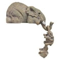 thumbnail image 4 of Figuras de elefantes BLESIY resina decoración del hogar 10,5 cm 7,5 cm, 4 of 8