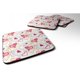 thumbnail image 1 of ""Caroline's Treasures Posavasos decorativos con letras de amor en acuarela, 3,5 cm, multicolor"", 1 of 1