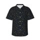 thumbnail image 1 of Fotbe Constellation Camisa Hawaiana para Hombre Unisex – Camisa Casual de Verano con Botones de Manga Corta de Algodón y Lino,XX-Large, 1 of 7