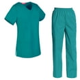 thumbnail image 1 of Women's Scrubs Set Scrub Top and Pants Scrubs Set, 1 of 3