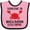 Pink and Black, variant on Inktastic Someone in Boca Raton Loves Me Boys or Girls Baby Bib