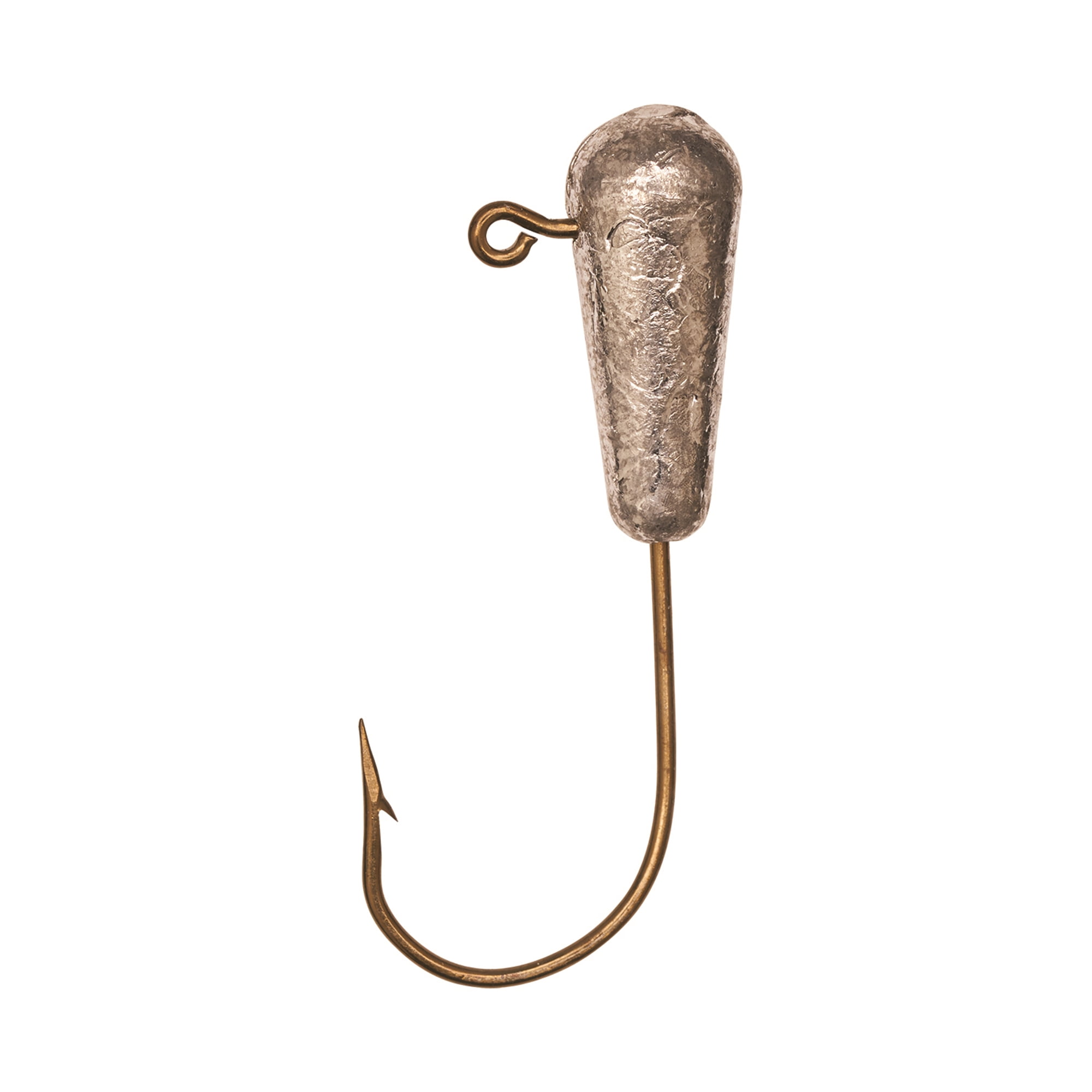 Eagle Claw Lazer Sharp Tube Fishing Jig Head Fishing Hook, Bronze, 1/8 oz., BTH14