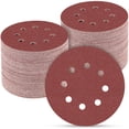 thumbnail image 1 of Discos de lijado POTUINOM, 100 unidades, 125 mm, grano 80, para lijadora orbital, 1 of 8