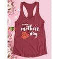 thumbnail image 3 of Mothers Day Rose Blooms Racerback Tank Women -Image by Shutterstock, Female x-Small, 3 of 4