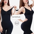 thumbnail image 4 of Body para Mujer Faja con Control de Barriga Faja de Cuerpo Completo Sin Costuras a Medio Muslo Ajustable - Negro, 4 of 6