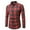 01 Red, variant on Awdenio Mens Shirts Plaid Checkered Long Sleeve Collared Button Down Casual Shirts