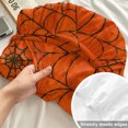 thumbnail image 4 of Queen Size Fitted Sheet Set - Orange Halloween 3 Piece Bedding Sets 16" Deep Pocket Fitted Sheet with 2 Pillowcases, Black Spiders Net Classic Gingham Brushed Microfiber Hotel Luxury Bed Sheets, 4 of 9