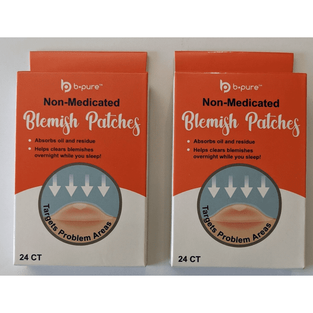 b·pure NonMedicated Blemish Patches 24ct. Pack / 2 Packs