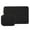 Black, variant on Mosiso Diamond Foam Water Repellent Lycra Laptop Sleeve Bag for 13-13.3 Inch MacBook Pro/Air,Notebook with Small Case, Black