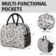 thumbnail image 6 of Womens Pink and Black Of Leopard Print Lunch Box for Work,Insulated Lunch Bag for Women,Loncheras Para Mujer,Leakproof Adult Lunch Bag for Work,Beach,Travel,Picnic,Camping, 6 of 7