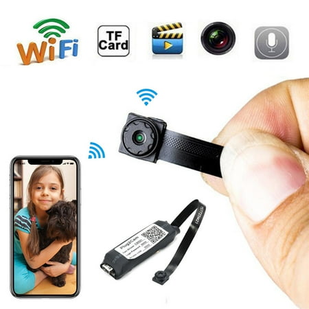 - Wireless Nanny Cam IP 1080P WIFI HD Camera Pinhole DIY Mini Micro DVR for Home