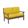 thumbnail image 1 of Claremont Love Seat with Cushions for Outdoors - Made of Eucalyptus Wood, 1 of 1