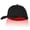 Black red light cap with a duckbill brim, variant on Wearable LED Red Light Head Care Hat with Adjustable Strap, USB Rechargeable Cordless Scalp Light Device in Baseball Cap Style for Home Office Relaxation