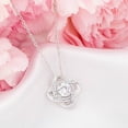 thumbnail image 4 of To My Mom - Thank You - Love Knot Necklace, Gift from Daughter, 4 of 8