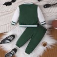 thumbnail image 6 of Gibobby Toddler Boy Clothes Baby Boy Outfit Kids School Casual Pullover Sweatshirt Pants Fall Winter Clothes for 6 18 24 Months 2T 3T 4T 5T 6T Boys(18-24 Months,Green), 6 of 6